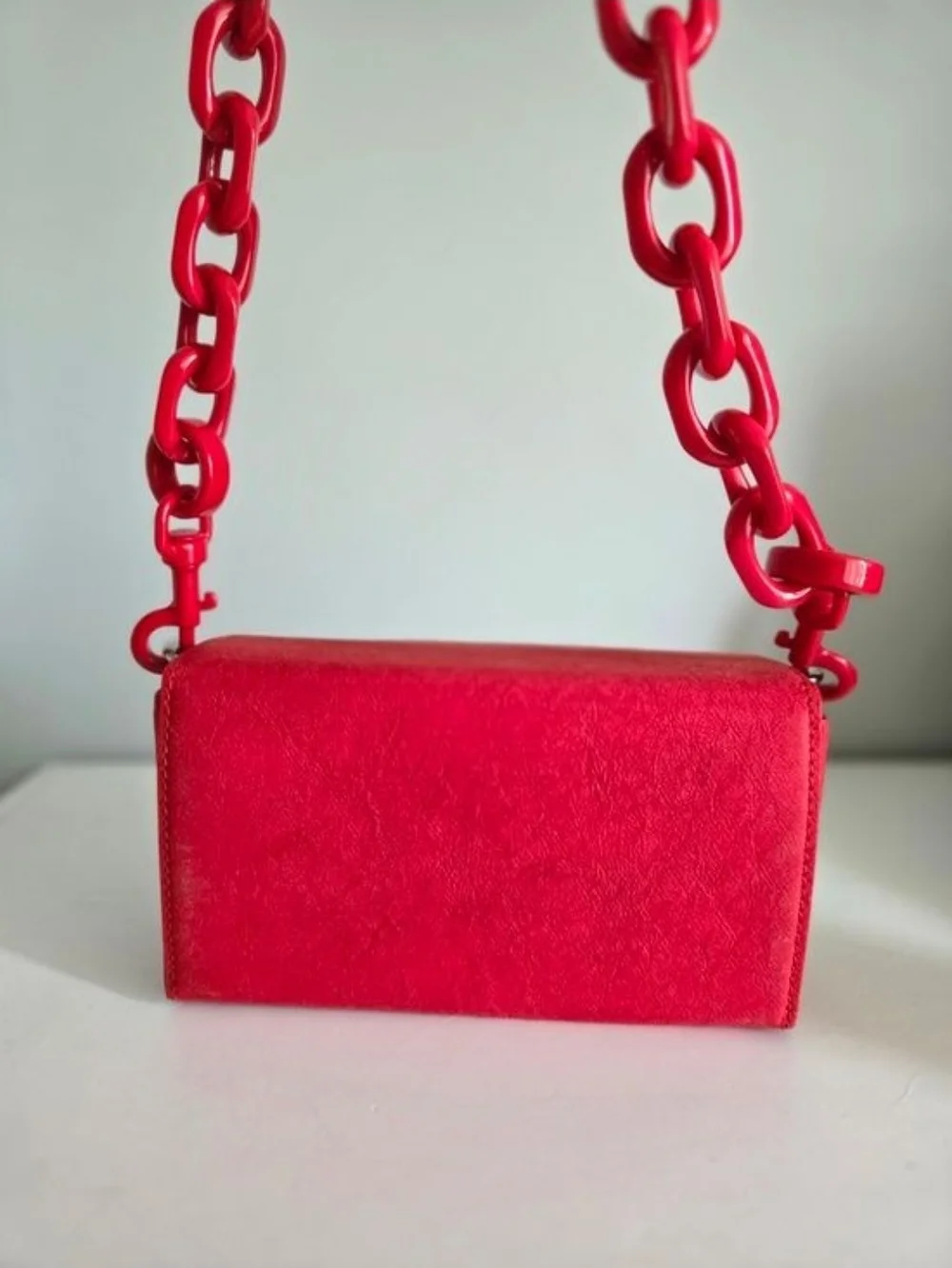 Red Furla Bloom Bag- Shoulder Bag - Stylish Crossbody